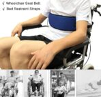 Adjustable Wheelchair Seatbelt for Adults,Medical Wheelchair Safety Harness for Patient Caring, Cushion Wheelchair Restraint Strap with Easy Release Buckle（JD124TB） - Image 4