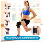 Knee Brace with Side Stabilizers,Adjustable Knee Support for Men Women,Knee Stabilizer for Knee Pain,Meniscus Tear,ACL,MCL, Arthritis（JD103KN） - Image 2