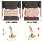 Inflatable Waist Protector for Lower Back Pain Relief, Decompression Back Stretcher for Herniated Disc, Sciatica, Scoliosis,Lumbar Traction Belt  Men Women(JD070B) - Image 6