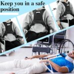 Adjustable Wheelchair Seat Belt for Adults,Wheelchair Chest Harness Safety Belt for Elderly and Disabled,Torso Support Vest Restraint Straps Prevent Sliding（JD106TB） - Image 3