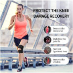 Knee Brace with Side Stabilizers,Adjustable Knee Support for Men Women,Knee Stabilizer for Knee Pain,Meniscus Tear,ACL,MCL, Arthritis（JD103KN） - Image 5