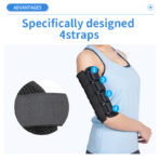 Adjustable Tennis Elbow Brace, Arm Brace for Pain Relief, Cubital Tunnel Brace for Muscle Strains and Rheumatoid Arthritis,Dynamic Compression Sleeve for Elbow Joint Support(JD105E) - Image 6