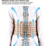 Inflatable Waist Protector for Lower Back Pain Relief, Decompression Back Stretcher for Herniated Disc, Sciatica, Scoliosis,Lumbar Traction Belt  Men Women(JD070B) - Image 4