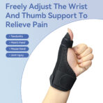 Wrist Brace with Spica Splint Right Hand,Adjustable Wrist Support Finger Splint,Thumb Brace for Quervain's Tenosynovitis,Thumb Strain, Fractures(JD213W) - Image 7
