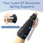 Wrist Brace with Spica Splint Right Hand,Adjustable Wrist Support Finger Splint,Thumb Brace for Quervain's Tenosynovitis,Thumb Strain, Fractures(JD213W) - Image 6