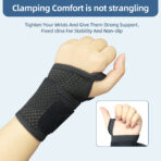 Wrist Brace with Thumb Brace, Adjustable Wrist Wraps Support for Weightlifting, Tennis,Wrist Guard for Carpal Tunnel, Arthritis, Tendonitis, Sprain(JD210W) - Image 7