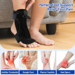 Adjustable Plantar Fasciitis Night Splint Foot Brace Ankle Support and Orthotic Correction Device for Foot Drop（JD031A） - Image 8