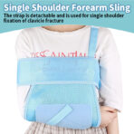 Adjustable Shoulder Sling for Kids,Toddler Arm Immobilizer, Breathable Pediatric Sling for Elbow Injuries,Arm Sling Shoulder Support for Children(JD005AS) - Image 7