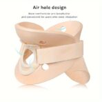 Neck Brace Adult Cervical Collar Split Cervical Spine Fixed Support Adjustable Stretch High Density Foam Neck Brace (JD017C) - Image 5