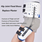 Hip Abduction Brace Dislocation of Hip Abduction Orthosis Adult Hinged Hip Abduction Orthosis Post Op Hip Protector Stabilizer Compression Support,Left（JD006SH） - Image 8