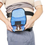 Waterproof Ostomy Bag Cover Belt,Adjustable Colostomy Bag for Patients Women Men, Washable Stoma Band for Hernia Support(JD002OB)