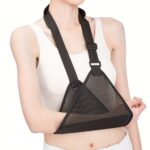 Mesh Arm Sling for Shower Bath,Shoulder Arm Brace for Mild Forearm and Sports Injuries, Breathable Shoulder Support Brace for Left or Right Arm(JD003AS))