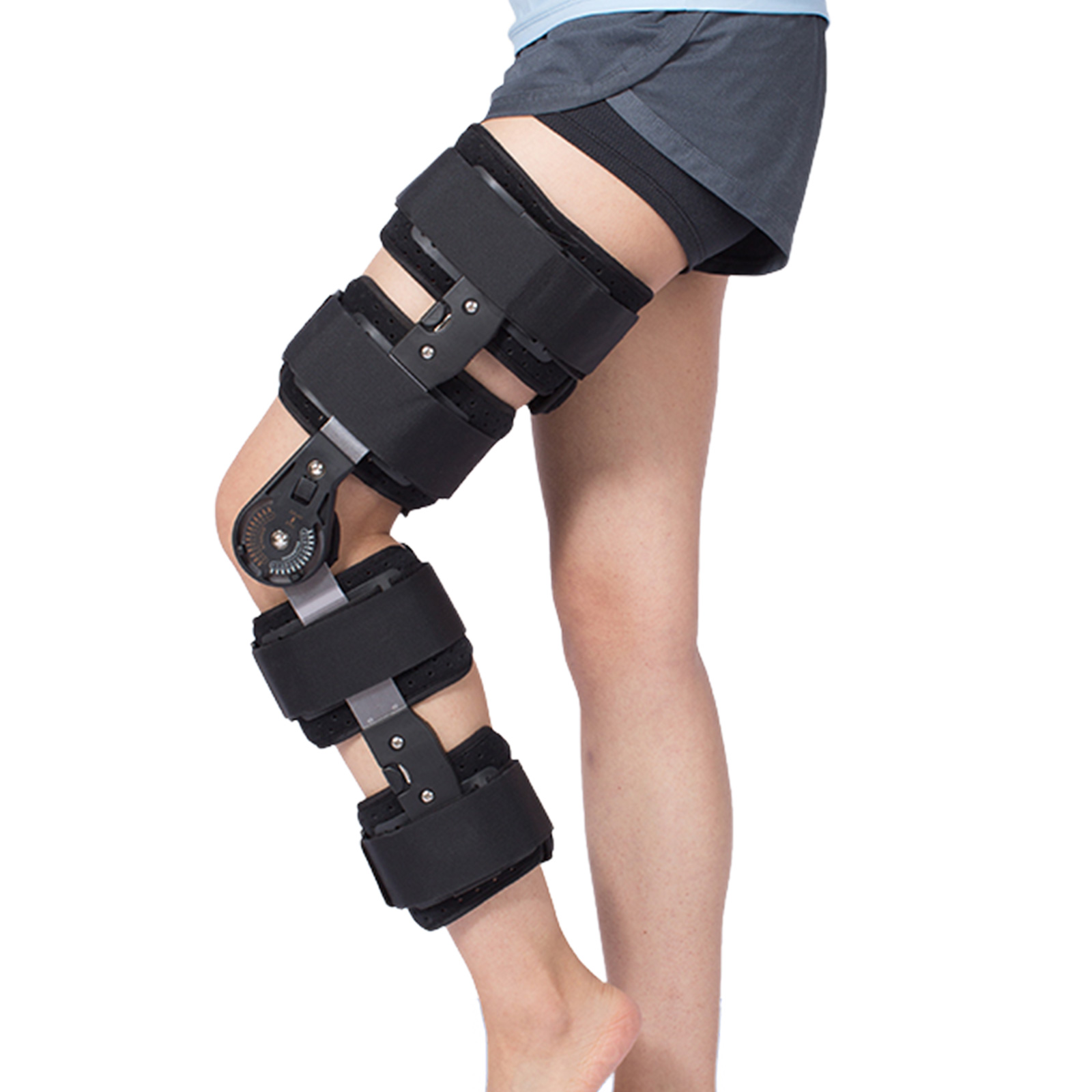 JD104KN Hinged ROM Knee Brace, Adjustable Orthopedic Knee Stabilizer for Post Surgery,ACL,MCL,PCL Injury,Knee Support Immobilizer for Men Women(JD104KN) - Image 1