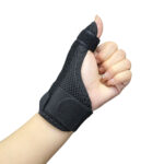 Wrist Brace with Spica Splint Right Hand,Adjustable Wrist Support Finger Splint,Thumb Brace for Quervain's Tenosynovitis,Thumb Strain, Fractures(JD213W)
