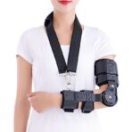 Hinged Elbow Brace, Arm Brace Stabilizer for PLigament and Tendon Repairs and Dislocation,Elbow Splint Injury Recovery Support After Surgery(JD104E)