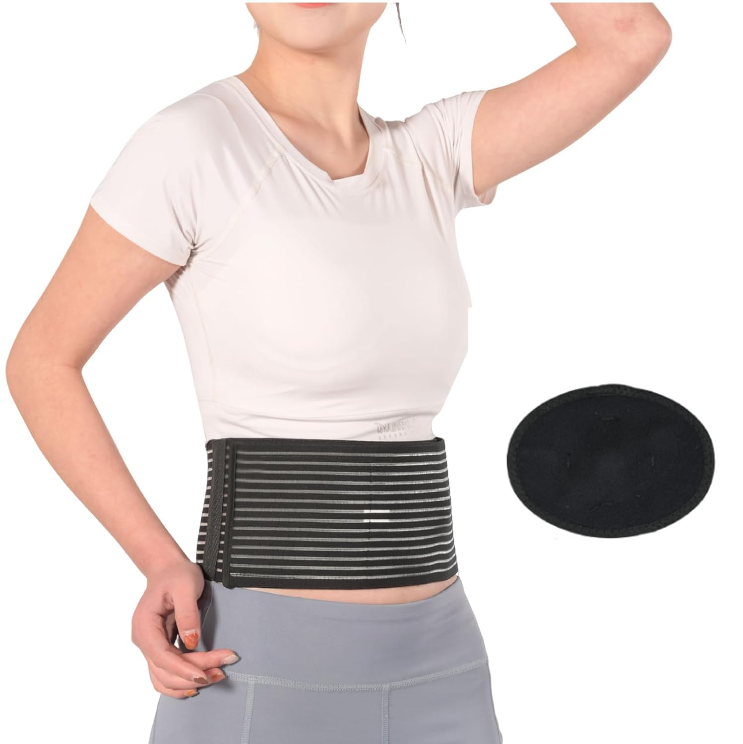 f6c86f9b2154cd12342d25f05b673f1 Umbilical hernia belt abdominal support belt pressure pad, suitable for men and women, suitable for postpartum and postoperative(JD005HB) - Image 1