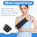 Adjustable Tennis Elbow Brace, Arm Brace for Pain Relief, Cubital Tunnel Brace for Muscle Strains and Rheumatoid Arthritis,Dynamic Compression Sleeve for Elbow Joint Support(JD105E) - Image 4