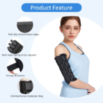 Adjustable Tennis Elbow Brace, Arm Brace for Pain Relief, Cubital Tunnel Brace for Muscle Strains and Rheumatoid Arthritis,Dynamic Compression Sleeve for Elbow Joint Support(JD105E) - Image 3
