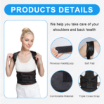 Posture Corrector for Men and Women,Back Brace for Scoliosis and Poor Posture in Teens,Breathable Mesh Back Support Belt,Back Straightener Relieve Back Pain(JD114P) - Image 4