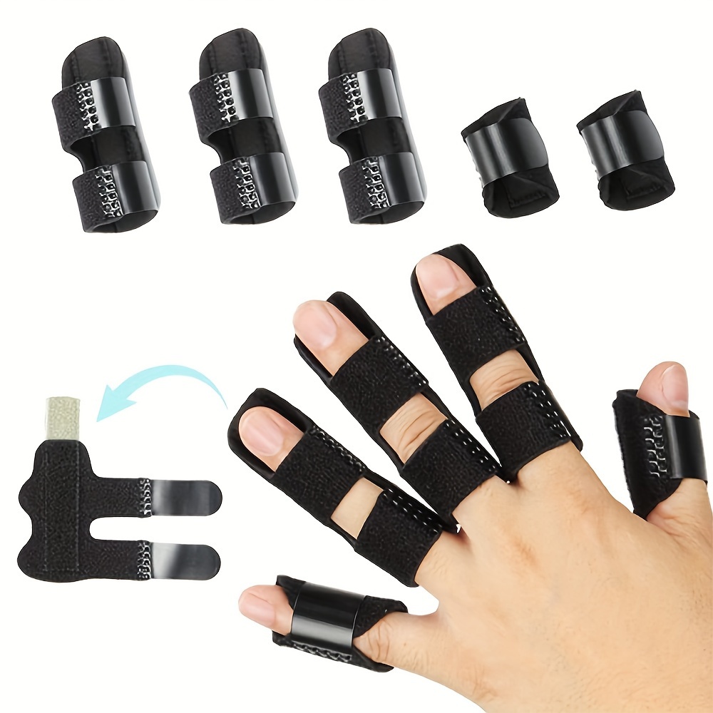 1-36958f6dbb8b17de1bfc3f5b4237cbcd Adjustable Fixing Belt for Finger Fracture Finger Splints Support Brace Sleeve for Straightening Dislocated (JD106FS) - Image 1