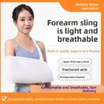 Adjustable Breathable Arm Sling Universal Support Shoulder Strap Brace Immobilizer Wrist Elbow Forearm Support Brace Strap(JD014AS) - Image 5