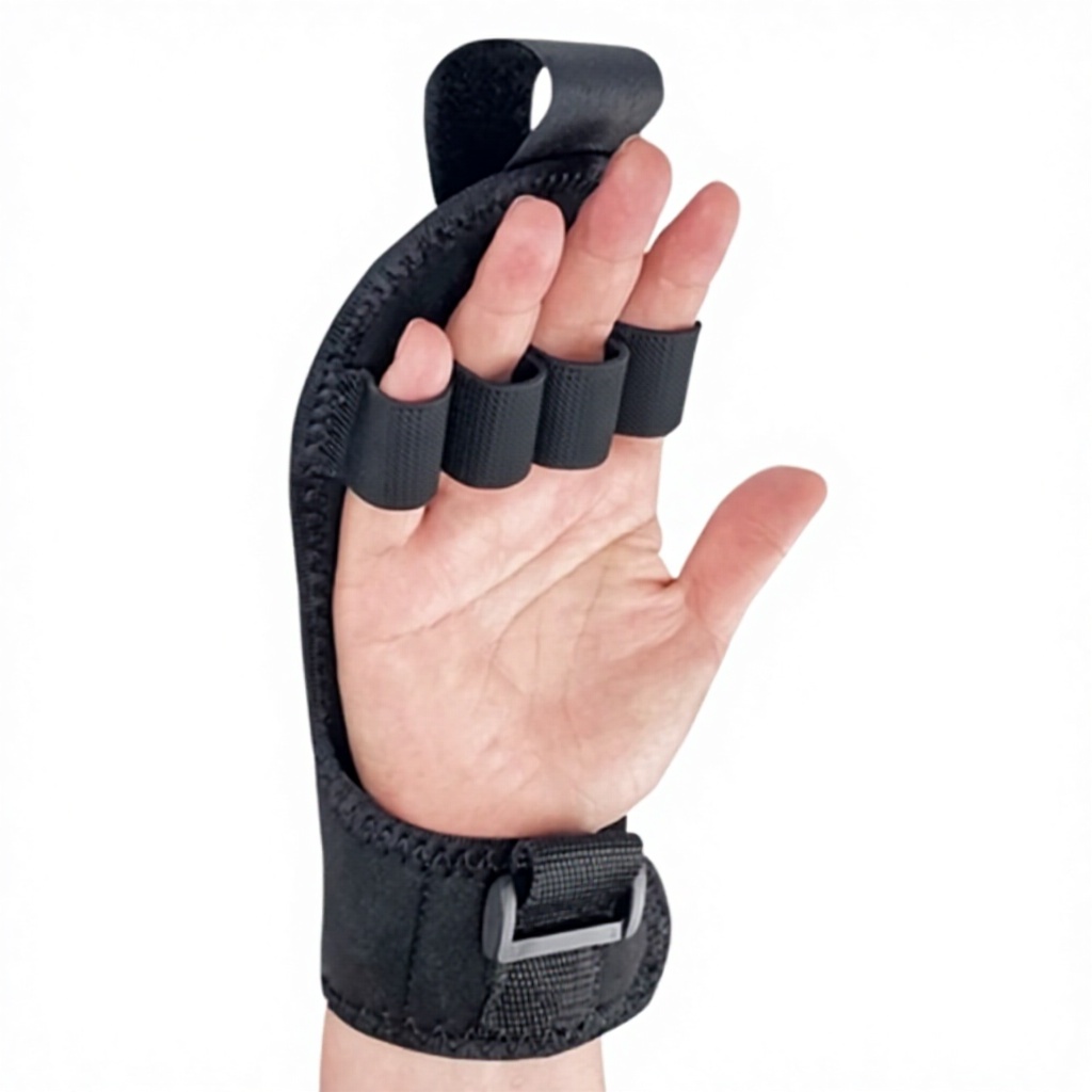 H037c975b45c54d659a4df5c0bd0b66deU Hemiplegic finger rehabilitation trainer, finger gloves, support training gloves, finger rehabilitation equipment(JD223W) - Image 1