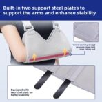 Medical forearm sling, postoperative fixation for arm fractures, breathable mesh shoulder, neck, and wrist brace (JD008AS) - Image 5