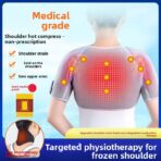 Unisex Double Shoulder Brace Heating Shoulder Warp Sleeve Protector Rotator Cuff Stabilizer Keep Warm(JD011S) - Image 6