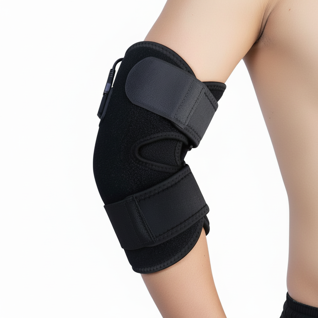 b05022a5af385f80b679e626d4a747a Elbow Heated Brace, Rechargeable Heating Pad for Cubital Tunnel and Tennis Elbow Relief, Elbow Wrap for Sprains, Arthritis, Bursitis, Joint Pain(JD103E) - Image 1