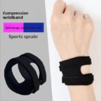 Adjustable Wristband Protector Customized Logo Wholesale Wrist Support Brace Fleece & Microfiber Breathable Adult Use （JD220W） - Image 2