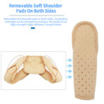Adjustable Nylon Adult Back Support Brace Posture Corrector Lumbar Orthosis for Enhanced Posture Wellness(JD121P) - Image 4