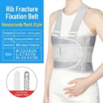Adjustable Unisex Elastic Rib Injury Support Bracket Comfortable Breathable Chest Rib Fixation Belt Wholesale Strong Comfortable（JD003R） - Image 4