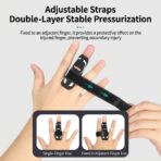 Adjustable Elastic Compression Finger Sleeves Quality Basketball Sport Finger Protector Relieve Joint Pain Quality Finger Brace（JD123FS） - Image 2