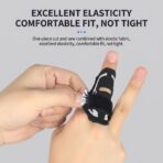 Adjustable Elastic Compression Finger Sleeves Quality Basketball Sport Finger Protector Relieve Joint Pain Quality Finger Brace（JD123FS） - Image 3