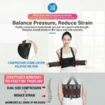 Industrial Back Pain Relief Protection Posture Corrector Lumbar Support Suspender Adjustable Double Pulls CE Certified Support（JD005R） - Image 8