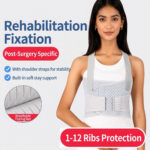 Adjustable Unisex Elastic Rib Injury Support Bracket Comfortable Breathable Chest Rib Fixation Belt Wholesale Strong Comfortable（JD004R）
