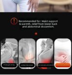 Rechargeable Heating Massage Belt Temperature Adjustable Heating Vibration Belt for Relieve Back and Waist Pain（JD107B） - Image 4