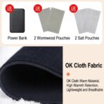 Rechargeable Heating Massage Belt Temperature Adjustable Heating Vibration Belt for Relieve Back and Waist Pain（JD107B） - Image 2