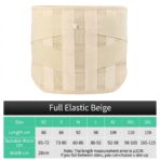 Lower Back Brace Spine Support Waist Belt Orthopedic Breathable Lumbar Corset Adjustable Double Straps Removable Pad Spandex(JD117B) - Image 5