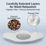 3D Breathable Mesh Butterfly Shape Customizable Bed Back Lumbar Pillow Adjustable Height Soft Back Support（JD111B） - Image 6