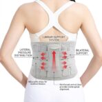 Best Selling Waist Trimmer Wrap Belt Pain Relief Working Waist Back Brace Lumbar Support Belt(JD115B)