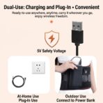 Rechargeable Heating Massage Belt Temperature Adjustable Heating Vibration Belt for Relieve Back and Waist Pain（JD107B） - Image 8