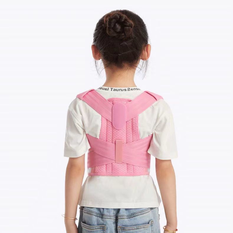 主图02 Adjustable Professional Protection Lightweight Breathable Eco-Friendly Polyester Cotton Back Support Posture Corrector Belt Hook(JD123P) - Image 1