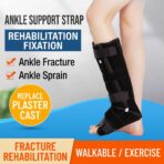 Fixed Strap Leg Support for Thigh Ankle Knee Joint Physical Therapy Equipment to Guard Against Femoral Tibiofibular Fractures（JD010L） - Image 8
