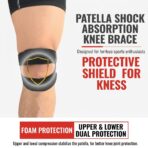 Wholesale  CE Certified Breathable Polyester Fiber Sports Knee Pads Patella Band Wrap Support Unisex Basketball Riding Fitness（JD117KN） - Image 2