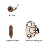 Puppy Harness Backpack With Handle Leash Portable Pet Carrier Box Outdoor Walking Travel Supplies For Cats Small Dogs（JD011DC） - Image 6