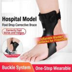 Foot Braces Orthopedic Physiotherapy Devices Ankle Brace AFO Drop Foot Splint Ankle Foot Orthosis Protection PP Unisex High（JD221F） - Image 7
