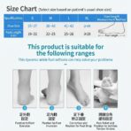 Foot Braces Orthopedic Physiotherapy Devices Ankle Brace AFO Drop Foot Splint Ankle Foot Orthosis Protection PP Unisex High（JD221F） - Image 4
