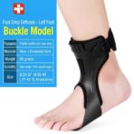 Foot Braces Orthopedic Physiotherapy Devices Ankle Brace AFO Drop Foot Splint Ankle Foot Orthosis Protection PP Unisex High（JD221F） - Image 3