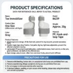 Bunion Corrector, Orthopedic Bunions Correction with Non Slip Big Toe Separators, Adjustable Bunion Splint, Feet Bunion Relief（JD026T） - Image 13